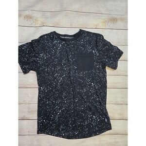 Univibe Boy's T-shirt ‎ Size Large Black Pocket Tee Unisex
